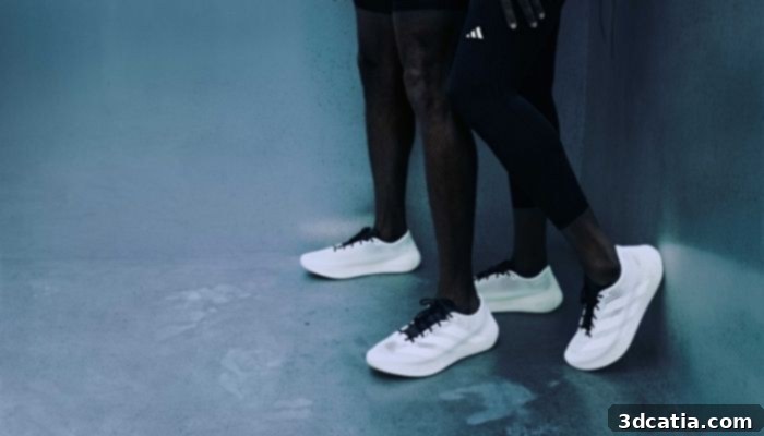 Athletes Noah Lyles and Junelle Bromfield wearing Adidas CLIMACOOL LACED sneakers