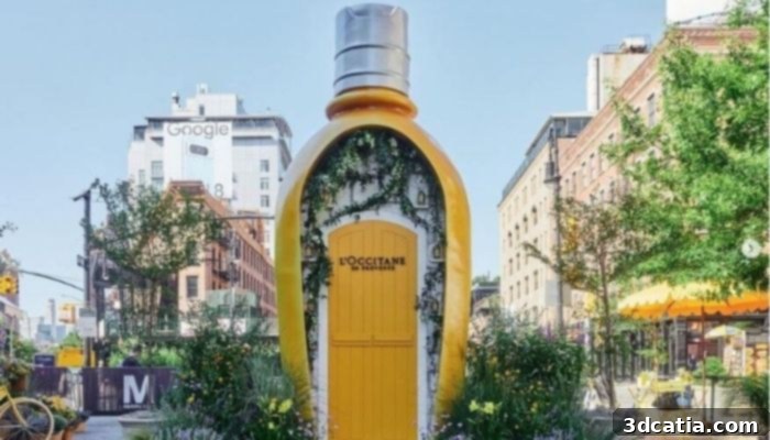 3D-printed L’Occitane shower oil replica