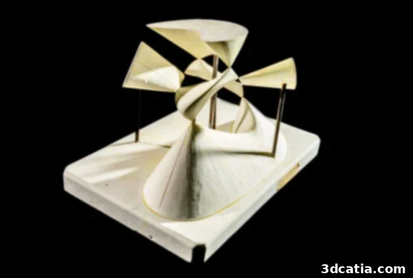 Student created 3D-print of a Kummer surface.