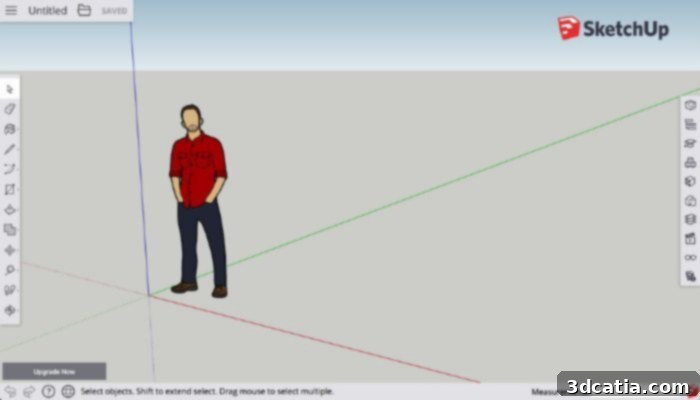 Sketchup offers versatile 3D modeling with a large 3D Warehouse.