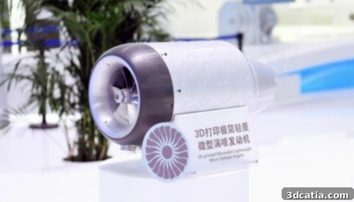 AECC's 3D-Printed Minimalist Lightweight Micro Turbojet Engine