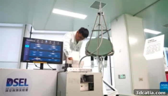 3D printer using lunar regolith for construction