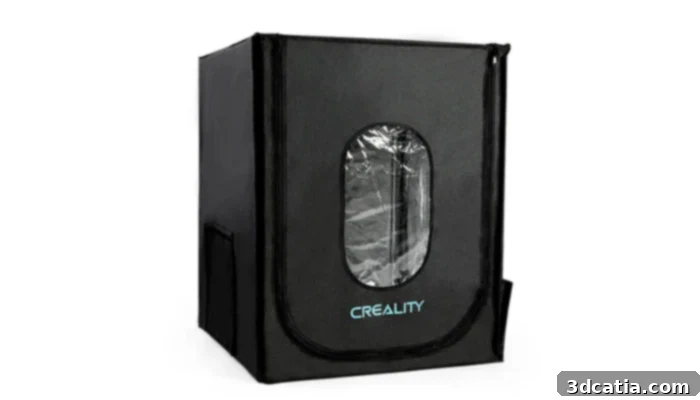 A 3D printer enclosure from Creality