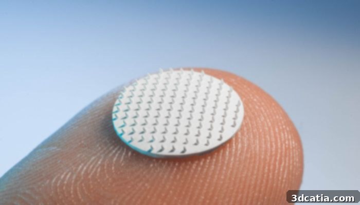 Standard microneedle patch