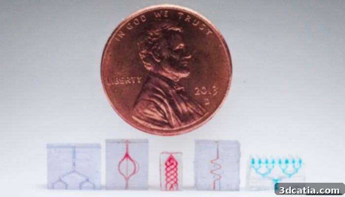 Microchannels created with iCLIP and a penny
