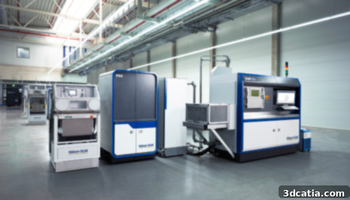 The Nikon SLM500 Dual Laser Printer System (Credit: Nikon SLM Solutions)
