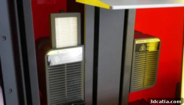 The DF2+'s internal filter helps reduce resin odors and fumes, although it is still important to use the printer in a well-ventilated area.