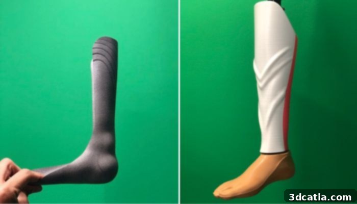 Prothesia team designing a 3D printed prosthetic