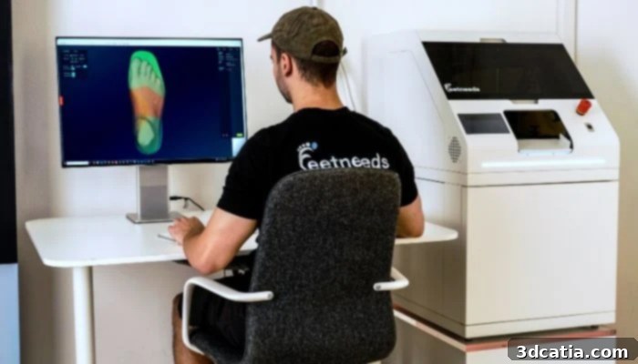 Feetneeds Revolutionizing Personalized Orthopedic Insoles via 3D Printing 3 Plasmics Workflow