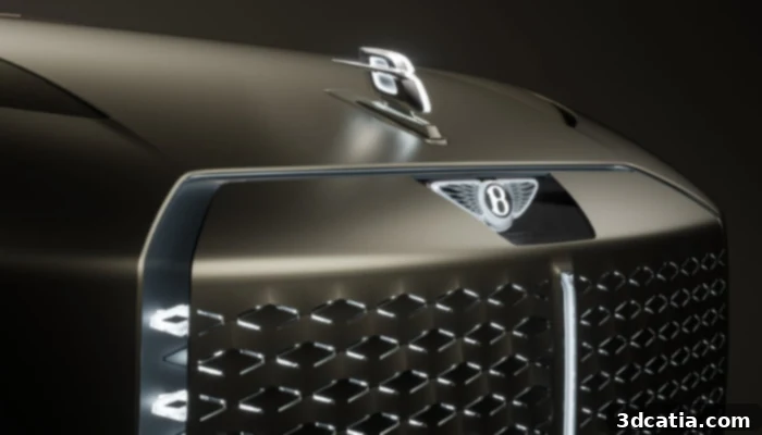 The EXP 15 incorporates a central light spine beneath the iconic Winged B emblem