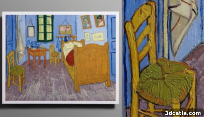 LITO Hi-Rnd© limited edition print on paper in collaboration with the Musée d’Orsay – Vincent van Gogh “Van Gogh’s Bedroom in Arles”, 1889