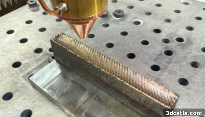 The new samples are being tested at RMIT’s Advanced Manufacturing Precinct.
