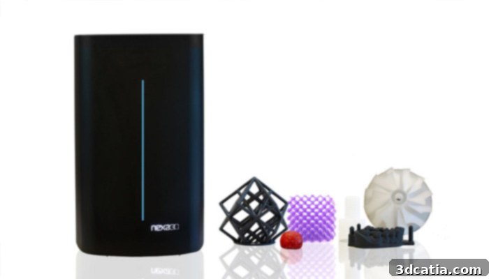Nexa3D NXV SLA 3D printer at CES 2018