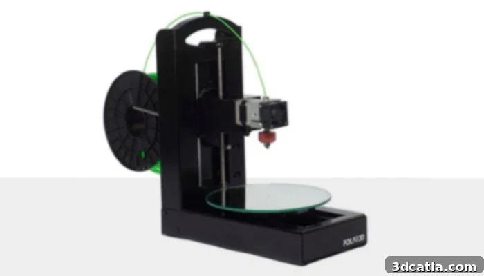 Polar3D printer showcasing a polar motion system