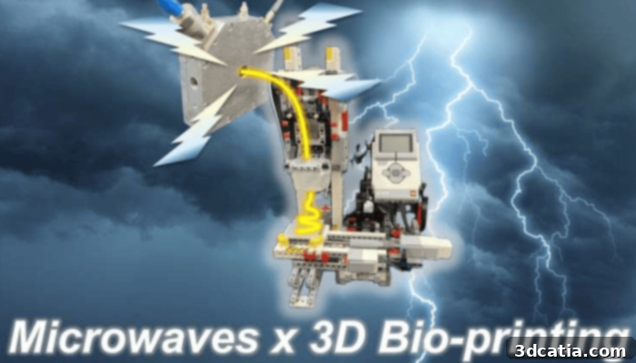A combination machine with a microwave and 3D BioPrinter (Image Credit: Scientific Reports)