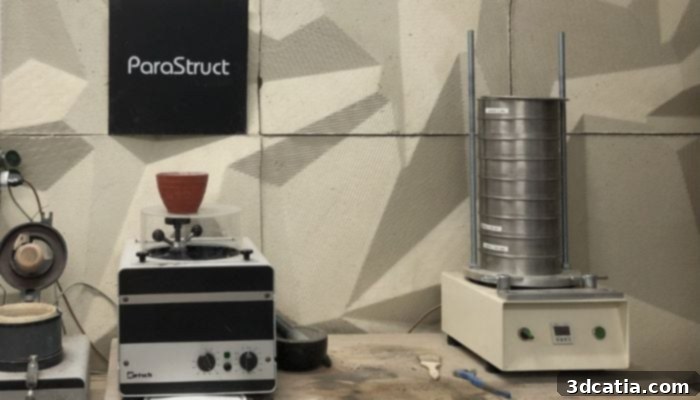 A behind-the-scenes look at Parastruct's facility, showcasing their innovative work in circular construction and 3D printing.