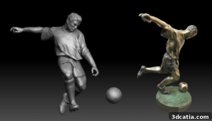 Sample 3D Player Models (Image Credit: Evgeniy Borisenko )