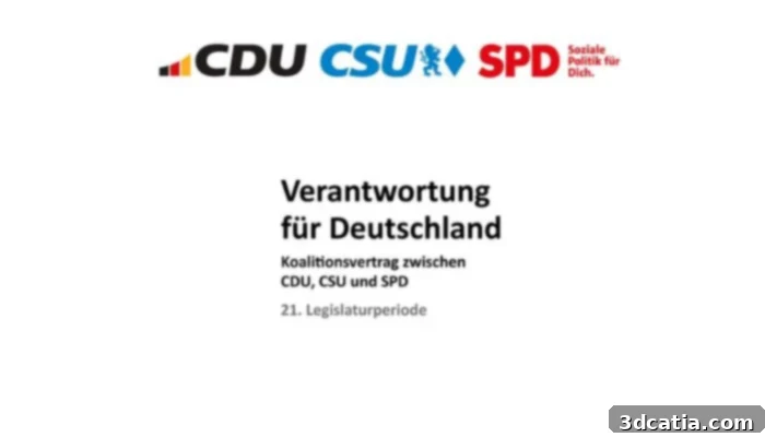 The coalition agreement mentions additive manufacturing in connection with lightweight technologies and supports its promotion (Credit: SPD)