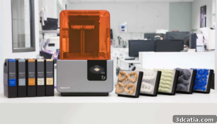 Formlabs Form 2 SLA 3D printer for dental applications