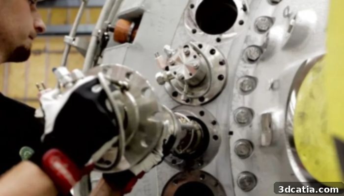 Siemens Energy utilizes EOS 3D printers for efficient gas turbine maintenance.