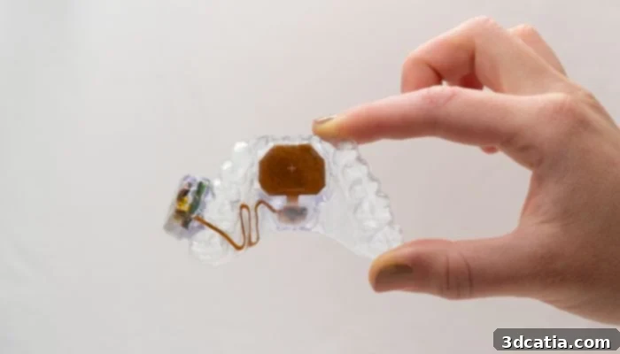MouthPad^, an innovative assistive technology, was precisely 3D printed using SLA technology for optimal fit and function.