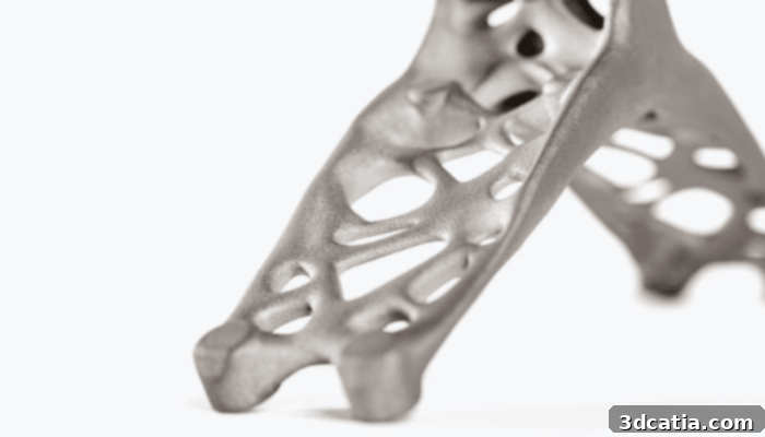3D Printed Titanium Lattice Structure