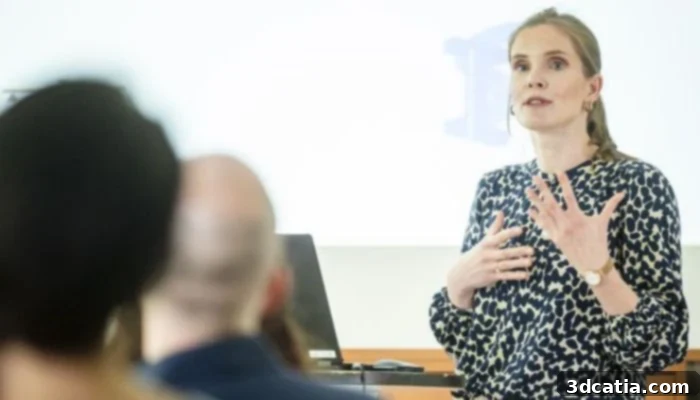 Junior Professor Dr.-Ing. Luise Göbel leads the ‘NanoMatFutur’ research group for the project StimuCrete, which is funded by the German Federal Ministry of Education and Research (BMBF) (Credit: Bauhaus University Weimar).