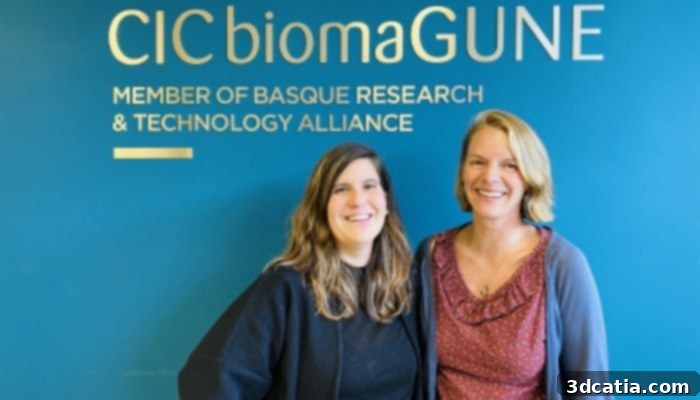 Part of the Biofunctional Hybrid Materials group at the Basque center. (Credit: CIC biomaGUNE)