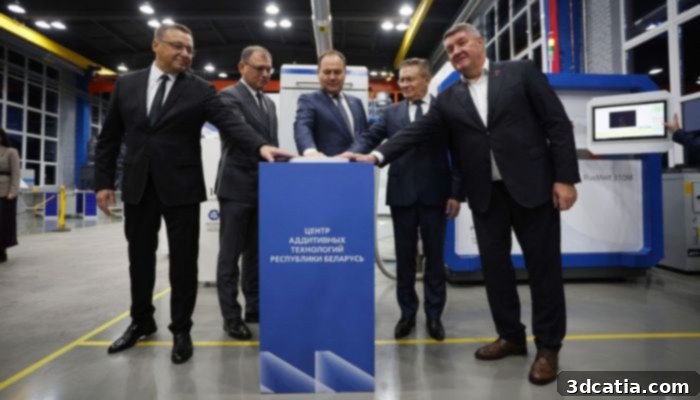 The opening ceremony of the Rosatom Centre for Additive Technologies in Belarus