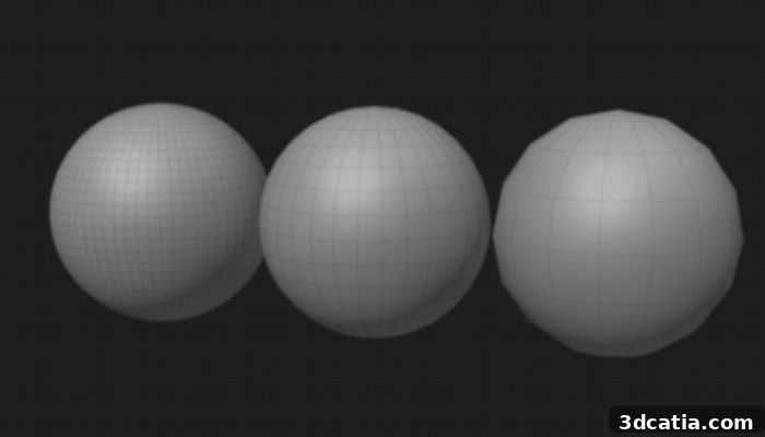 Comparison of polygon density on spheres