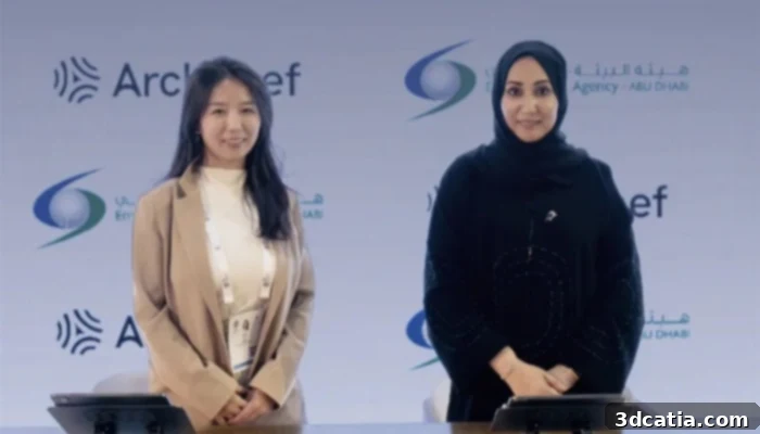 A photo from the signing of the memorandum between Archireef and the Environmental Agency of Abu Dhabi during the 2025 World Conservation Congress. (Photo Credit: Environmental Agency Abu Dhabi) 