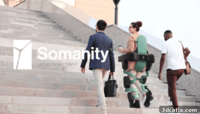 3D printed customized exoskeleton from Somanity, demonstrating personalized medical device technology