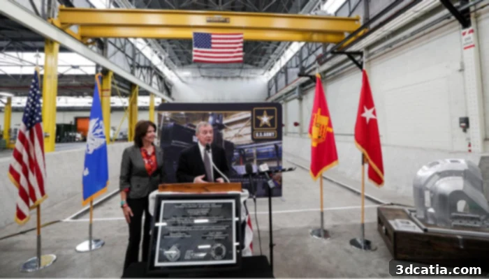 Rock Island Arsenal is also home to the worlds largest 3D metal printer in the world. (Photo Credit: US Army)