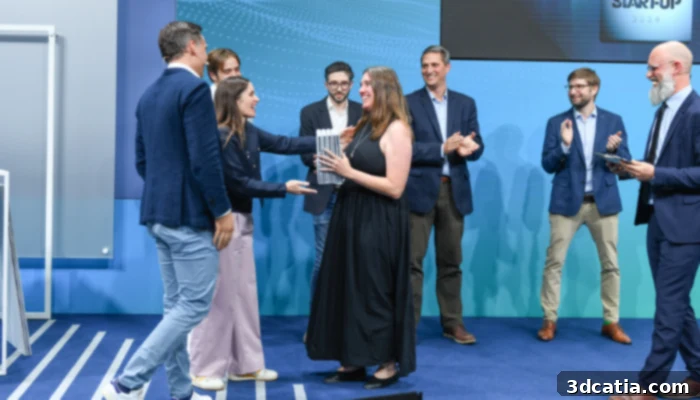 The awards recognize achievements in six categories, including emerging startups, forward-thinking sustainable business models, and innovative technologies. (Photo Credit: Formnext)