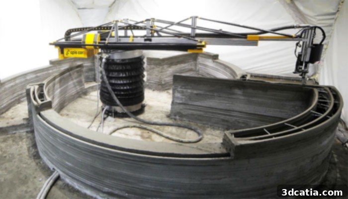 3d printing construction robot