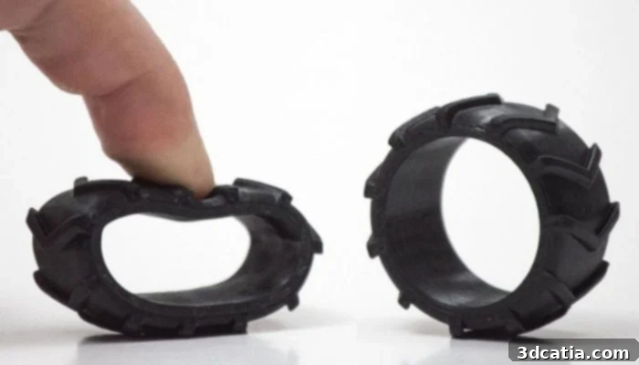 3D Printed Flexible Material