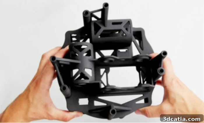 Polyamide is a common 3D printing plastic