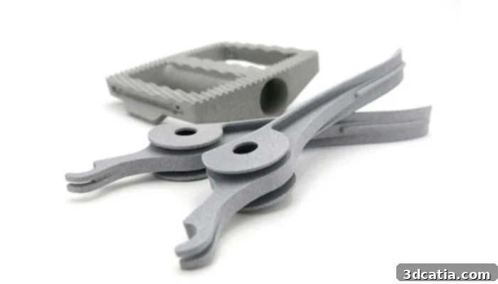 3D Printed Alumide Part