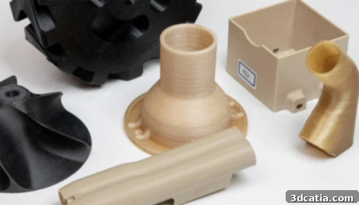 3D Printed PEEK part