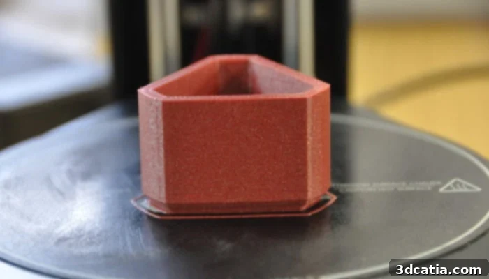 Another intricate 3D print showcasing the MicroDelta Rework's print quality