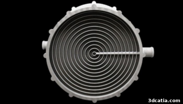 Conflux metal 3D printed heat exchanger