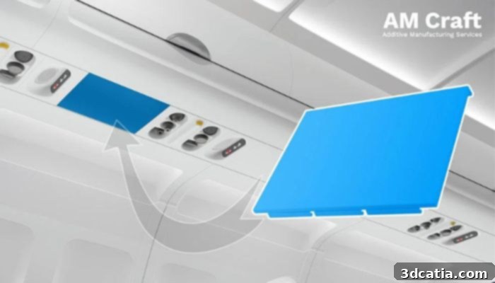 Finnair 3D printed blanking panels