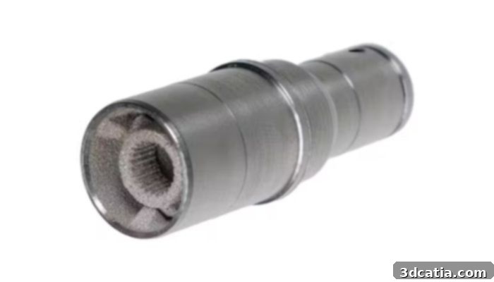 Liebherr-Aerospace 3D printed flexible shaft