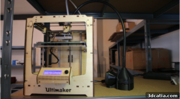 Zimpure filtration system on an Ultimaker 3D printer