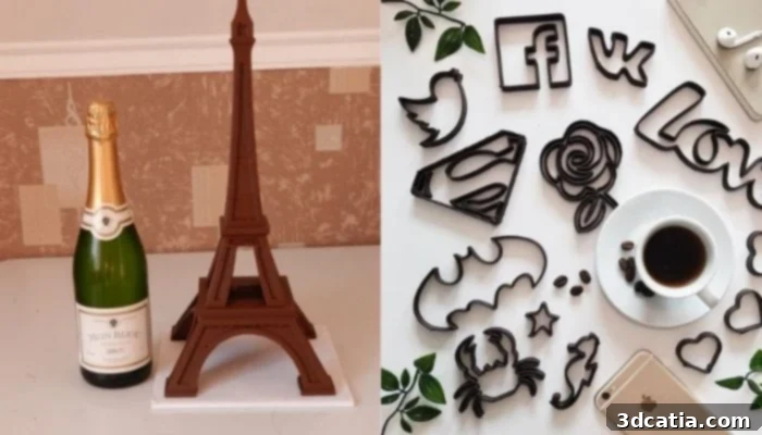 3D Printed Chocolate Creations by Chocola3D