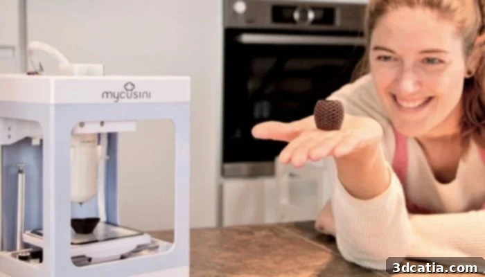MyCusini Compact Chocolate 3D Printer