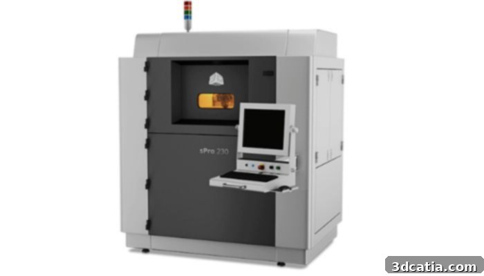 3D Systems sPro 230 Large-Volume Industrial SLS Printer