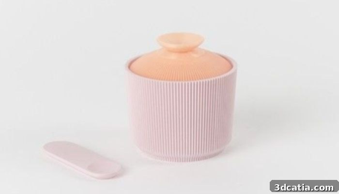 3D printed bioplastic kitchen utensils by UAUProject