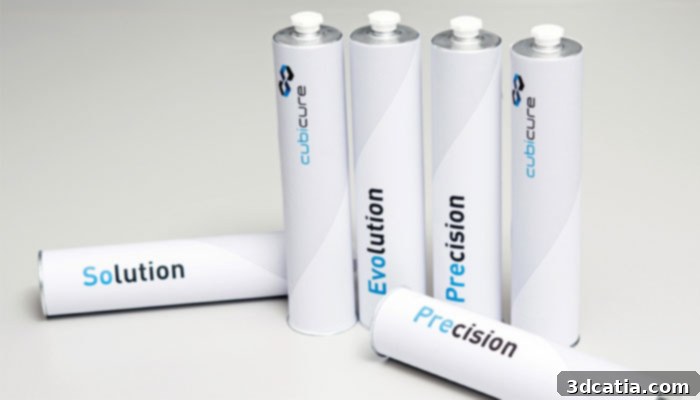 Cubicure Pioneers Hot Lithography in 3D Printing 3 High-performance photopolymers for Hot Lithography industrial applications