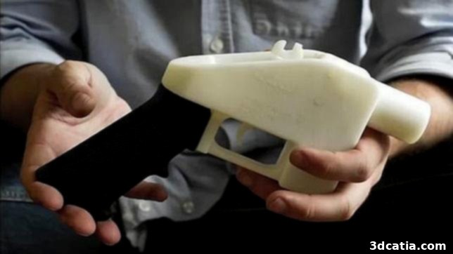 weapons printed in 3D